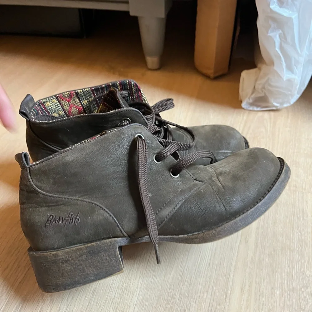 Blowfish Dark Brown Ankle Boots - Picture 2 of 6